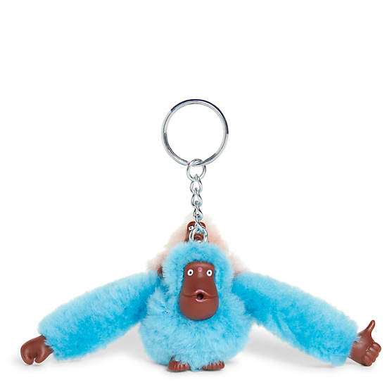 Akcesoria Kipling Mom And Baby Klasyczne Monkey Keychain Niebieskie | PL 1273NW